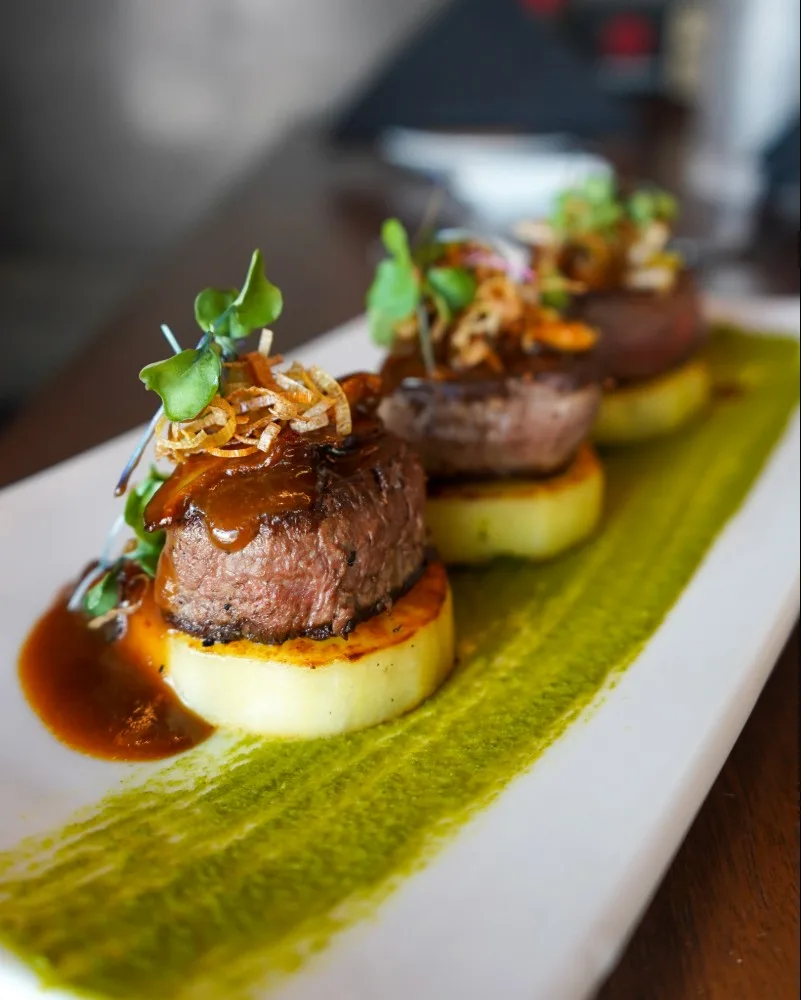 Medallion steak dish from Miyazaki restaurant
